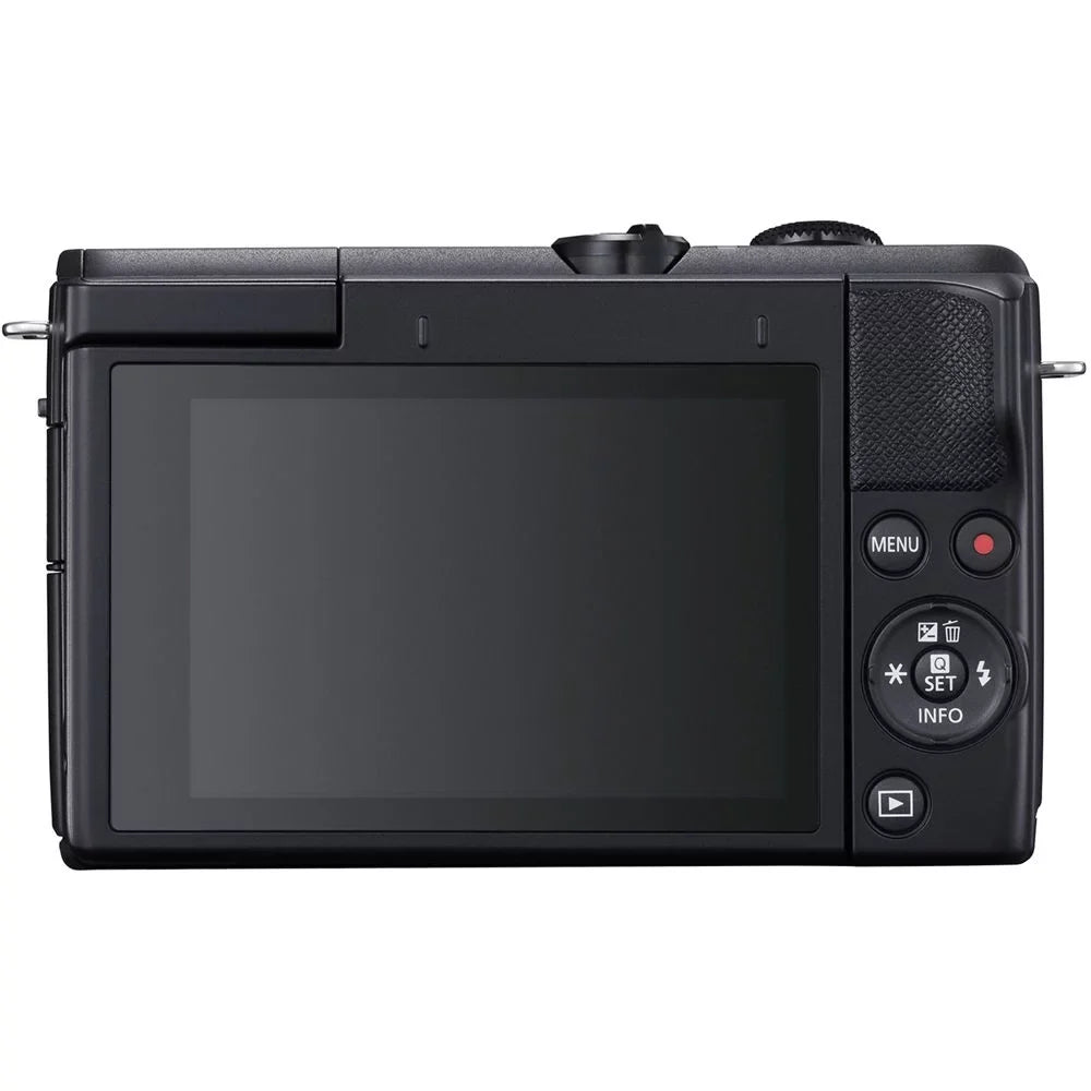 Black 15-45mm Mirrorless M200 EOS Lens (New) (3699C009) with Camera Canon + More Digital