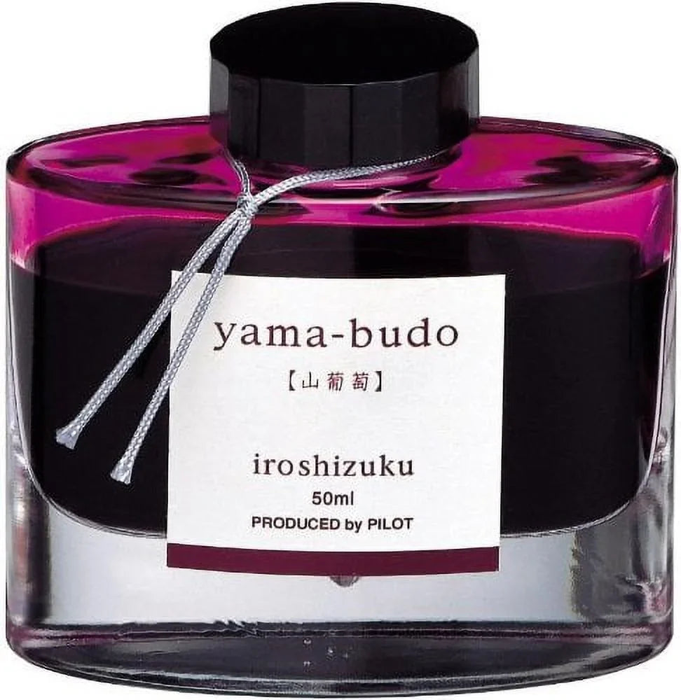 Bottled Pen Pilot (69217) Crimson Yama-Budo, Fountain Glory Vine, Purple Iroshizuku Red Ink,