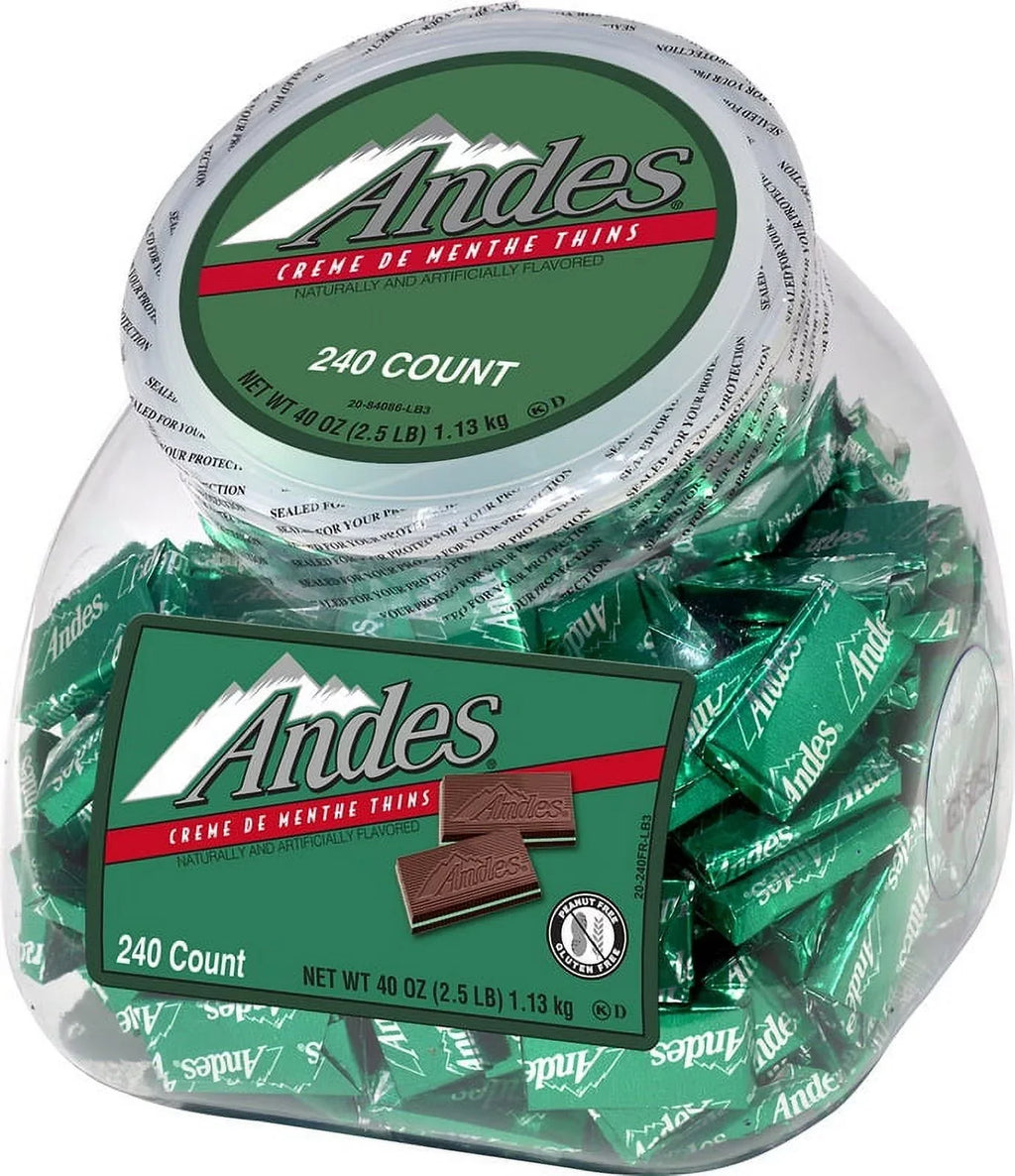 Bundle 240 Mint of Tub Piece Chocolate 5 De Creme Thins, | Menthe Each
