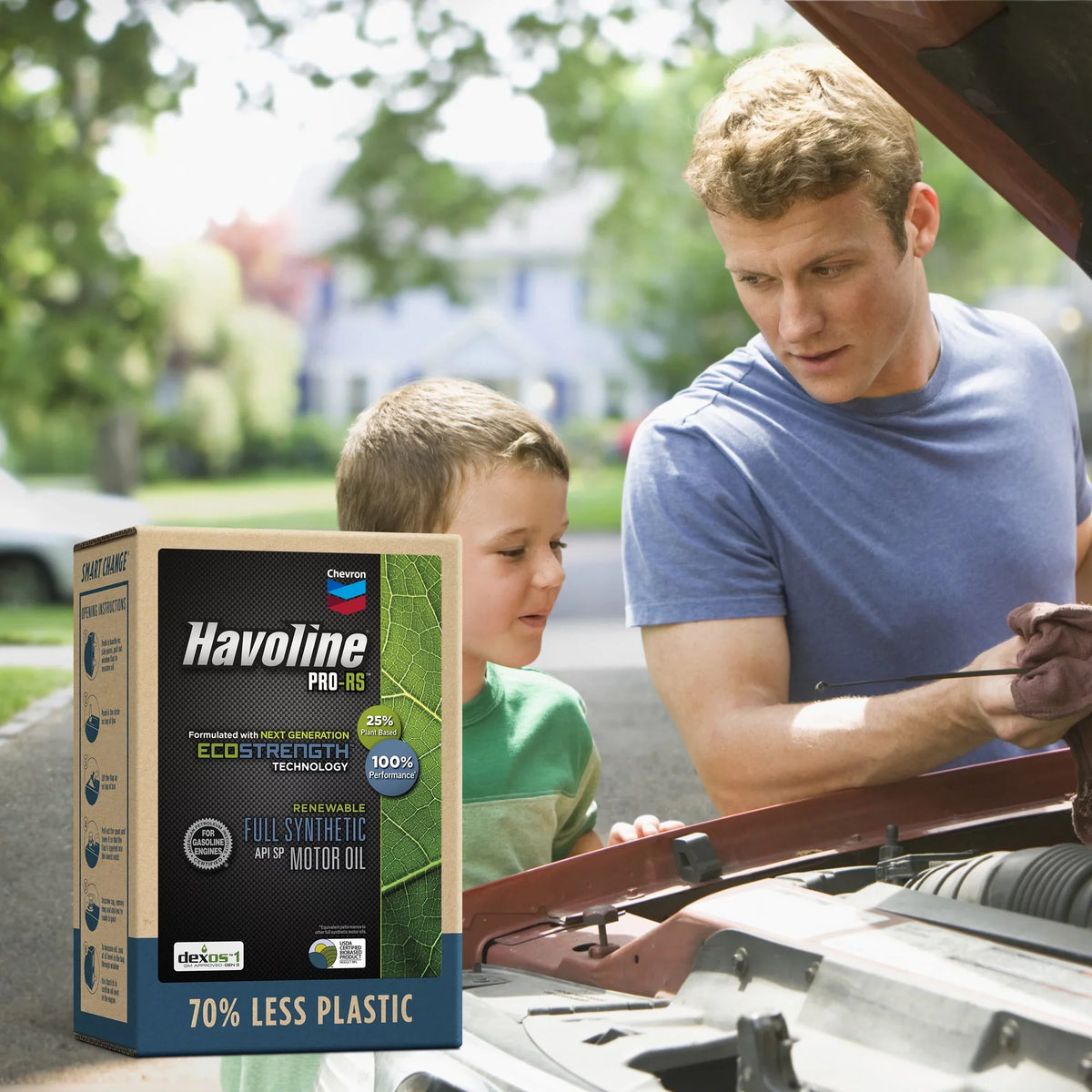 Havoline PRO-RS Box Synthetic Oil Renewable Motor Smart 6Q Change 5W-20,