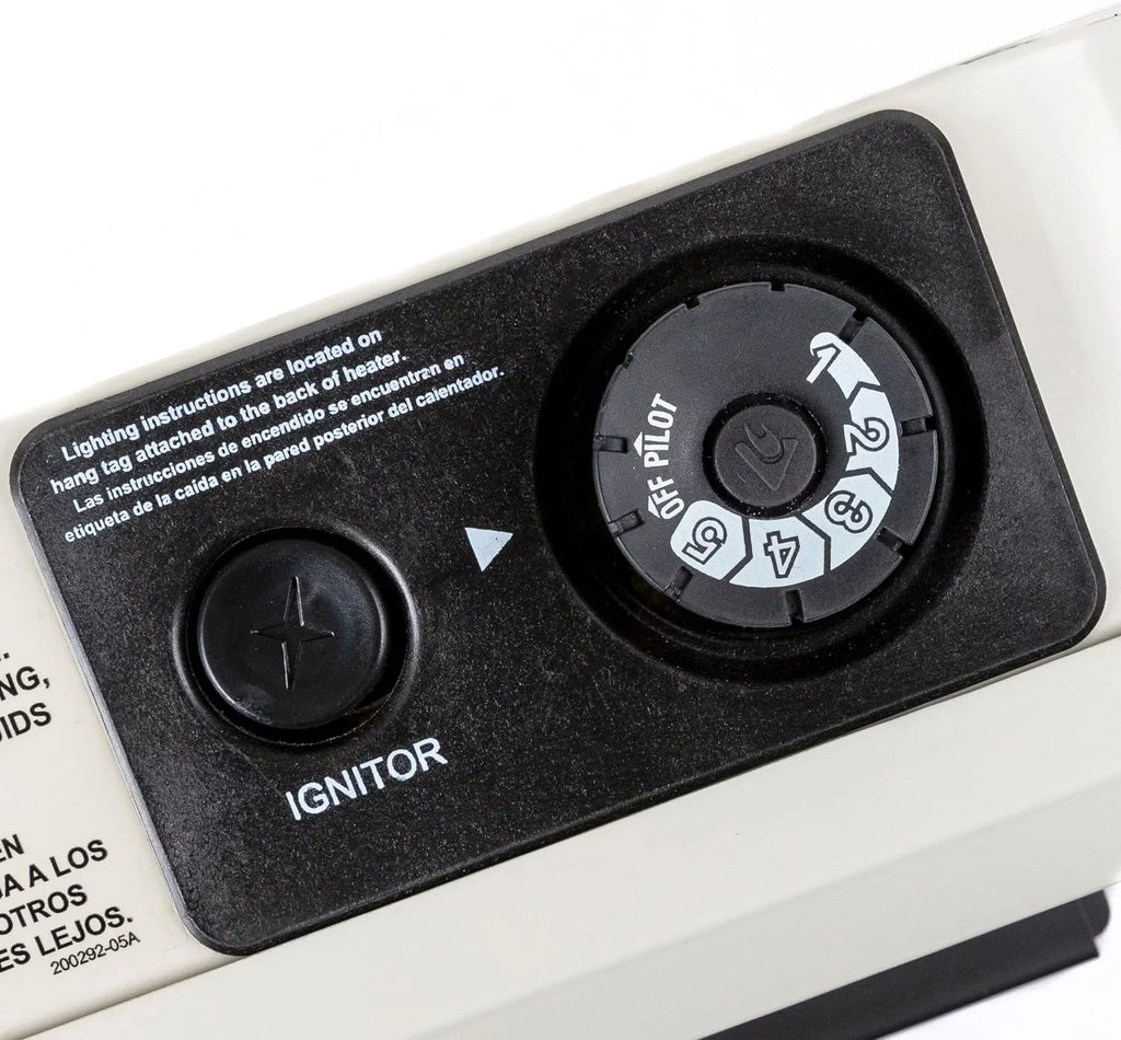 Hearth Infrared Vent Fuel with Heater Control Dual IR16T-BB and Blower Plaque Sense 20,000BTU T-Stat Model# Base Less