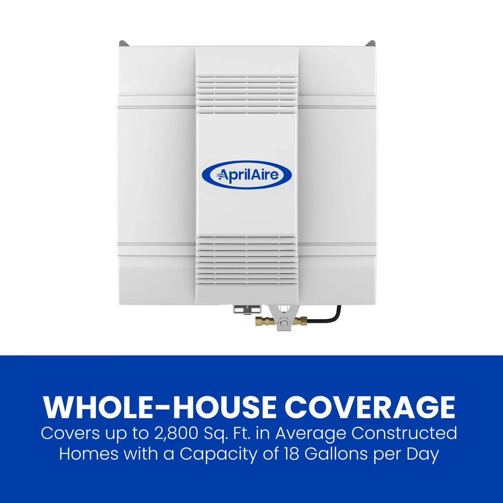 700 AprilAire Humidifier Homes up Capacity Sq. Fan-Powered - Whole-House Humidifier Furnace 4,200 to - Ft. Large Automatic for