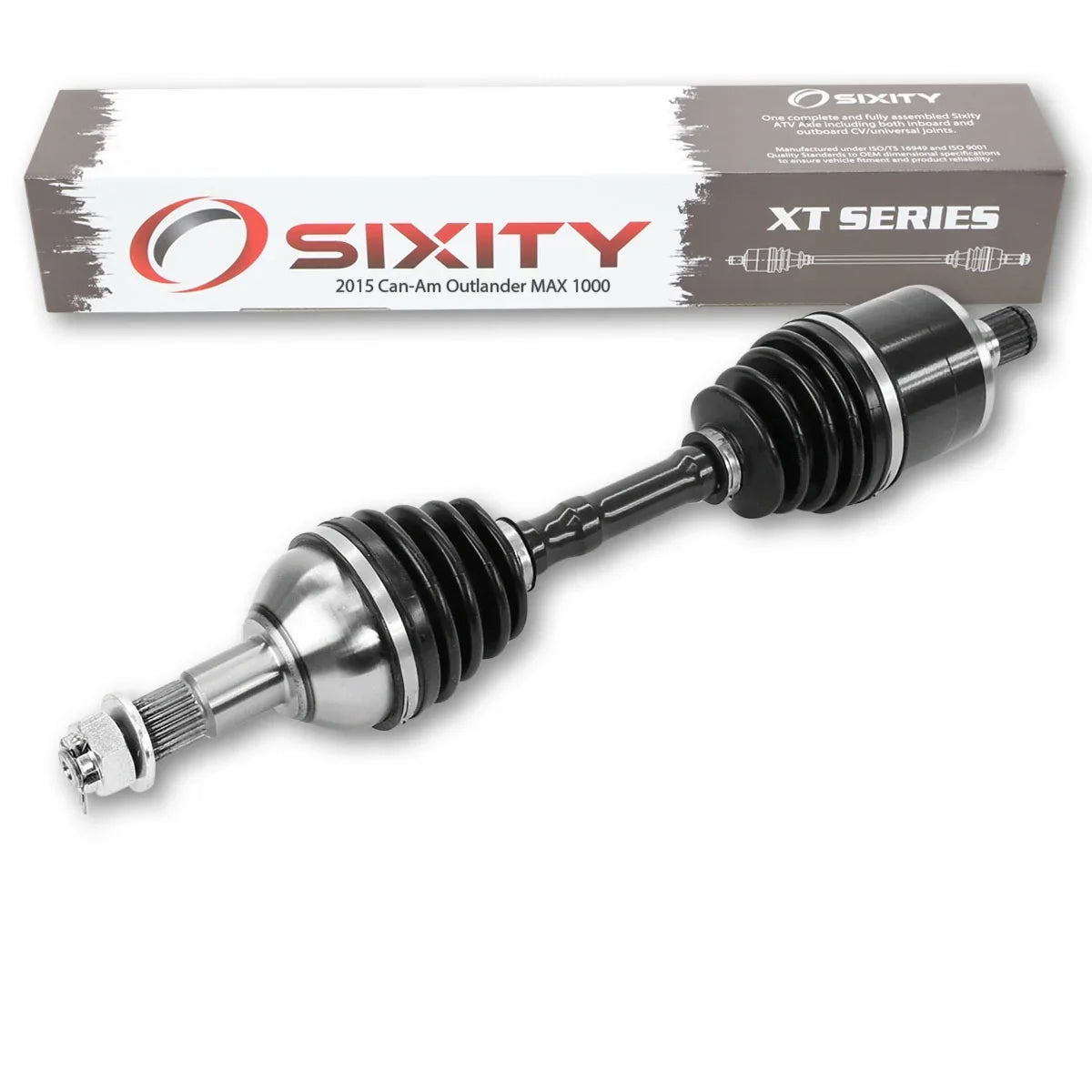 Can-Am compatible XT Outlander EFI Axle 2015 - 4X4 Rear Right with Sixity MAX 1000