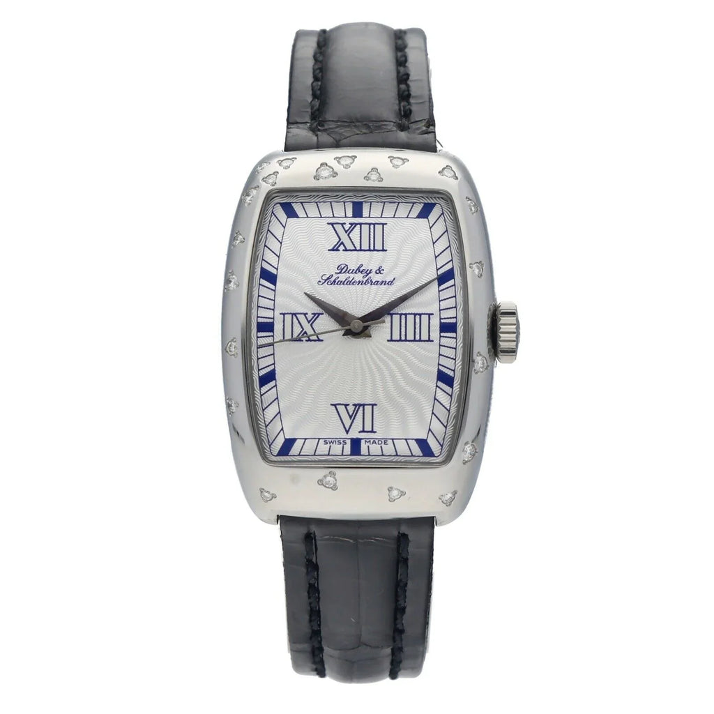 27mm Schaldenbrand Tonneau Watch Steel Women's Dubey &amp; Fantasy Automatic Lady