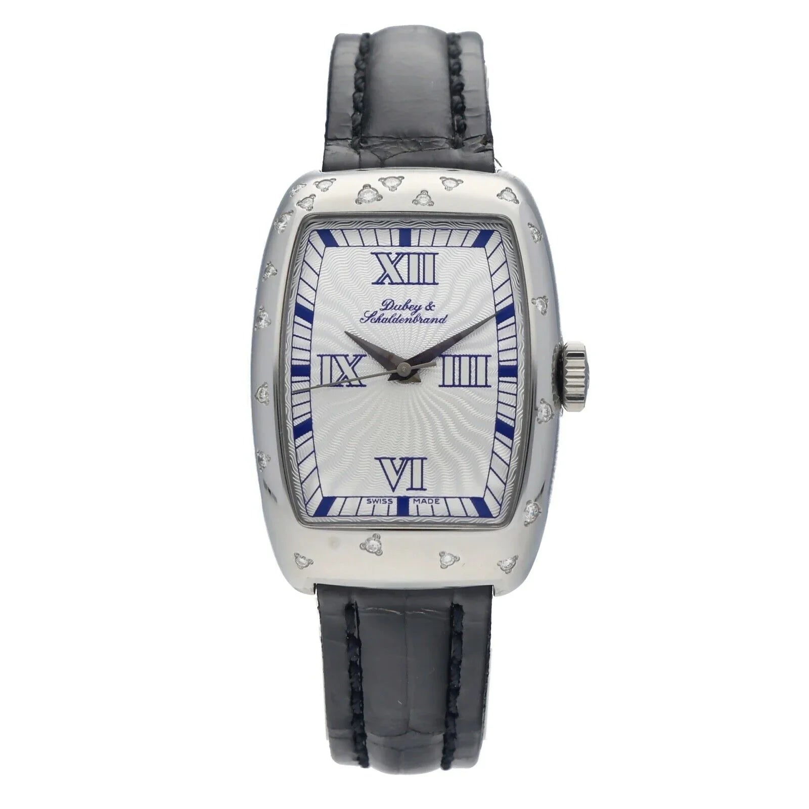 27mm Schaldenbrand Tonneau Watch Steel Women's Dubey &amp; Fantasy Automatic Lady