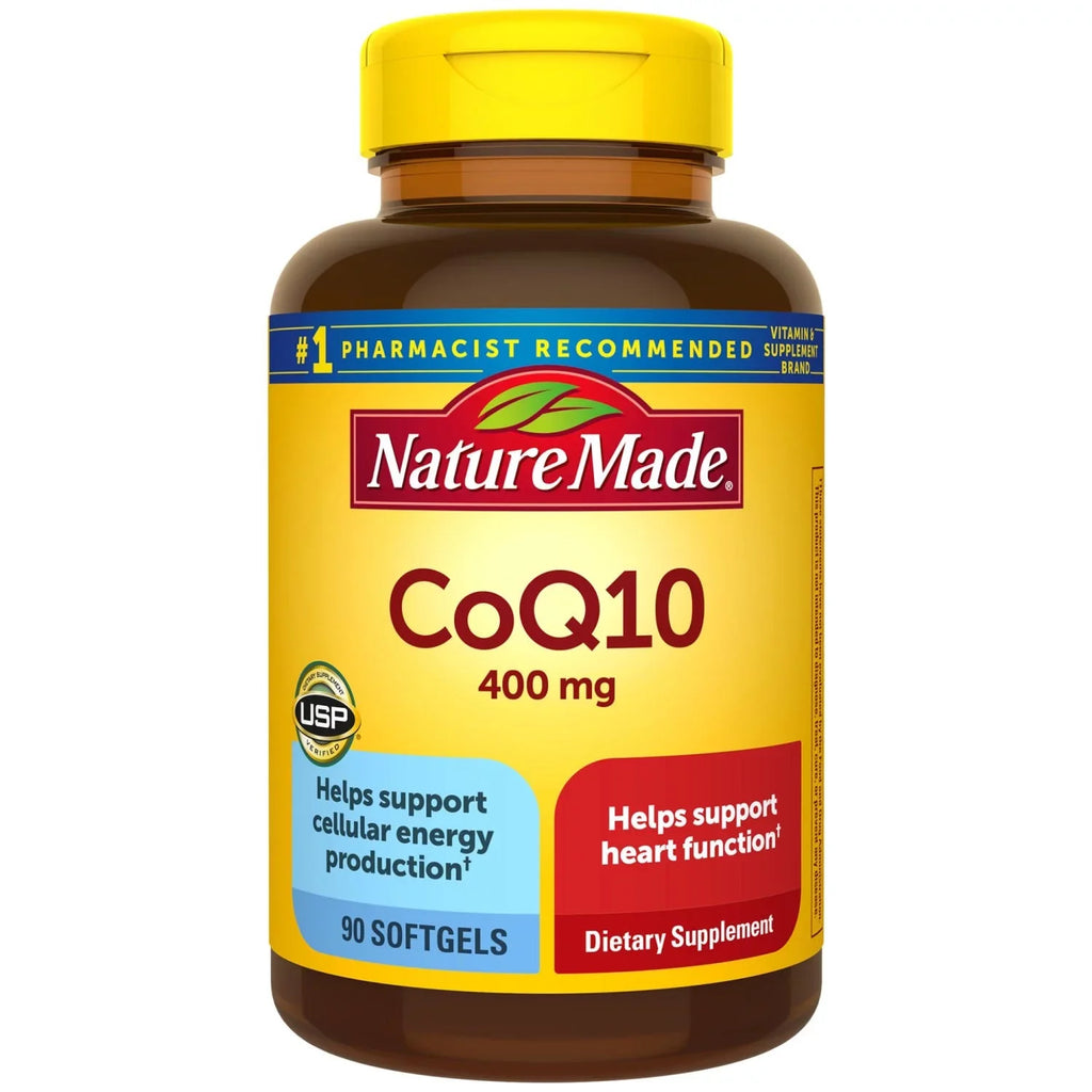 Made Softgels Count) (90 mg 400 CoQ10 Nature
