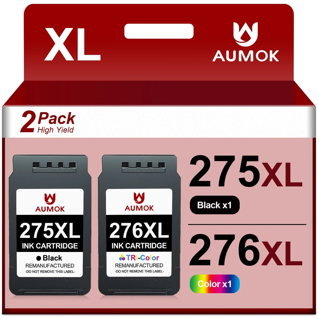 Ink TR4722 Black, Canon (1 PIXMA Cartridges for Ink TS3522 275 for 276 TS3500 Printer 1 Replacement 275 276 TS3520 TR4700 TR4720 Color)