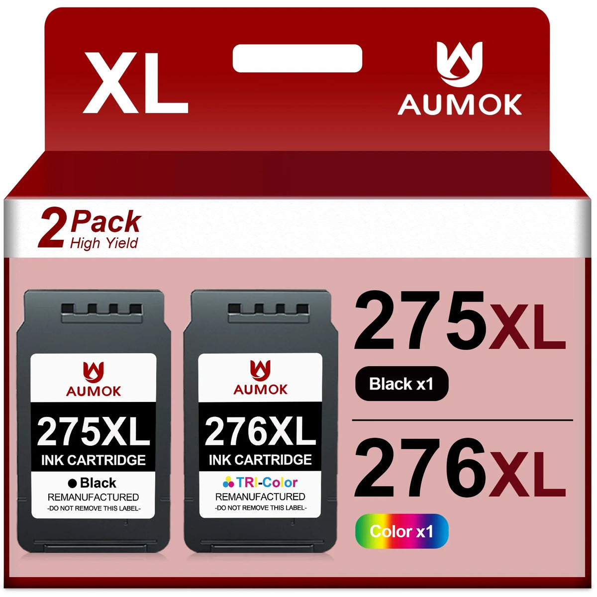Ink TR4722 Black, Canon (1 PIXMA Cartridges for Ink TS3522 275 for 276 TS3500 Printer 1 Replacement 275 276 TS3520 TR4700 TR4720 Color)