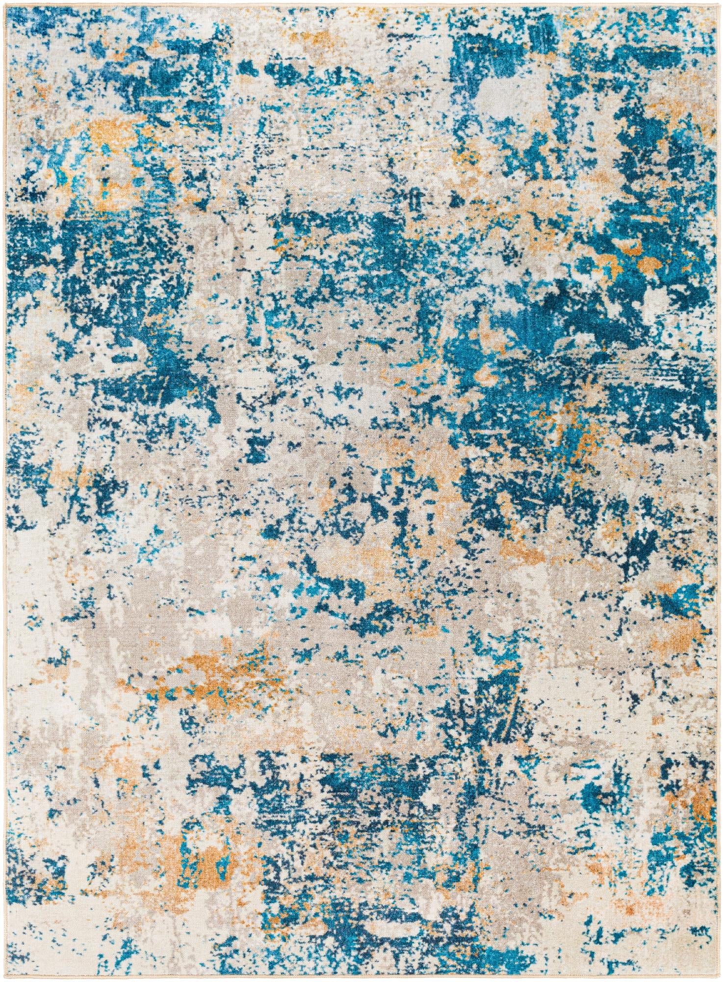 (7'10" Rug Mark&Day x Teal Rugs, Washable Modern 8x10 Area Ulen 10'6") Area