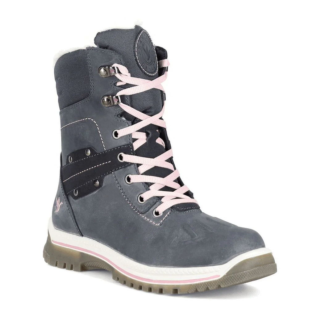 (M) Round Canada Outsoles Toe Boots, Side-Zip Size Night/Peony, Non-Slip Waterproof Santana 7 May Women's