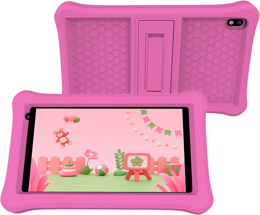Case, Parental 32GB Tablets, Dual Toddler Tablet, for Learning Camera, Kids with RAM Control Tablet inch for WiFi, Androrid Tablet Tablet ROM 2GB Kids 11 Certificated, Google Bluetooth, 7