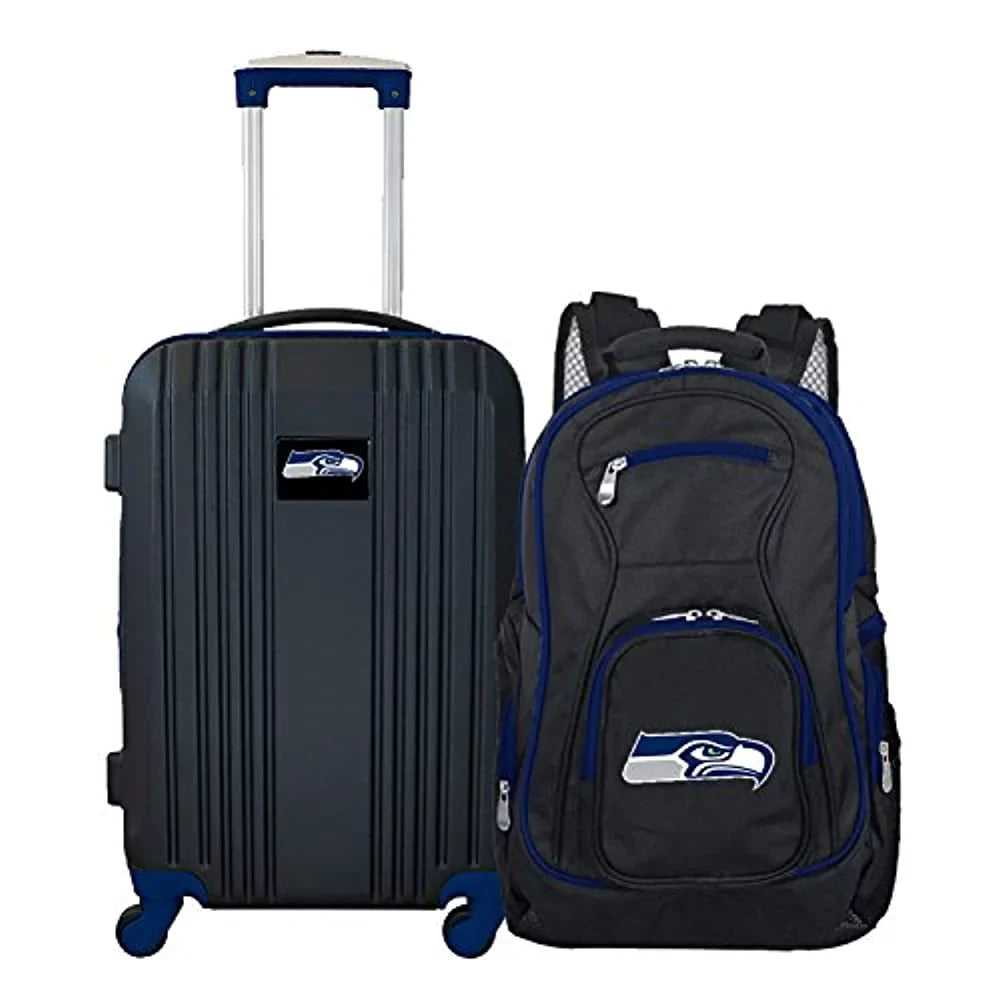 2-Piece and Set Seattle Backpack Luggage Seahawks NFL