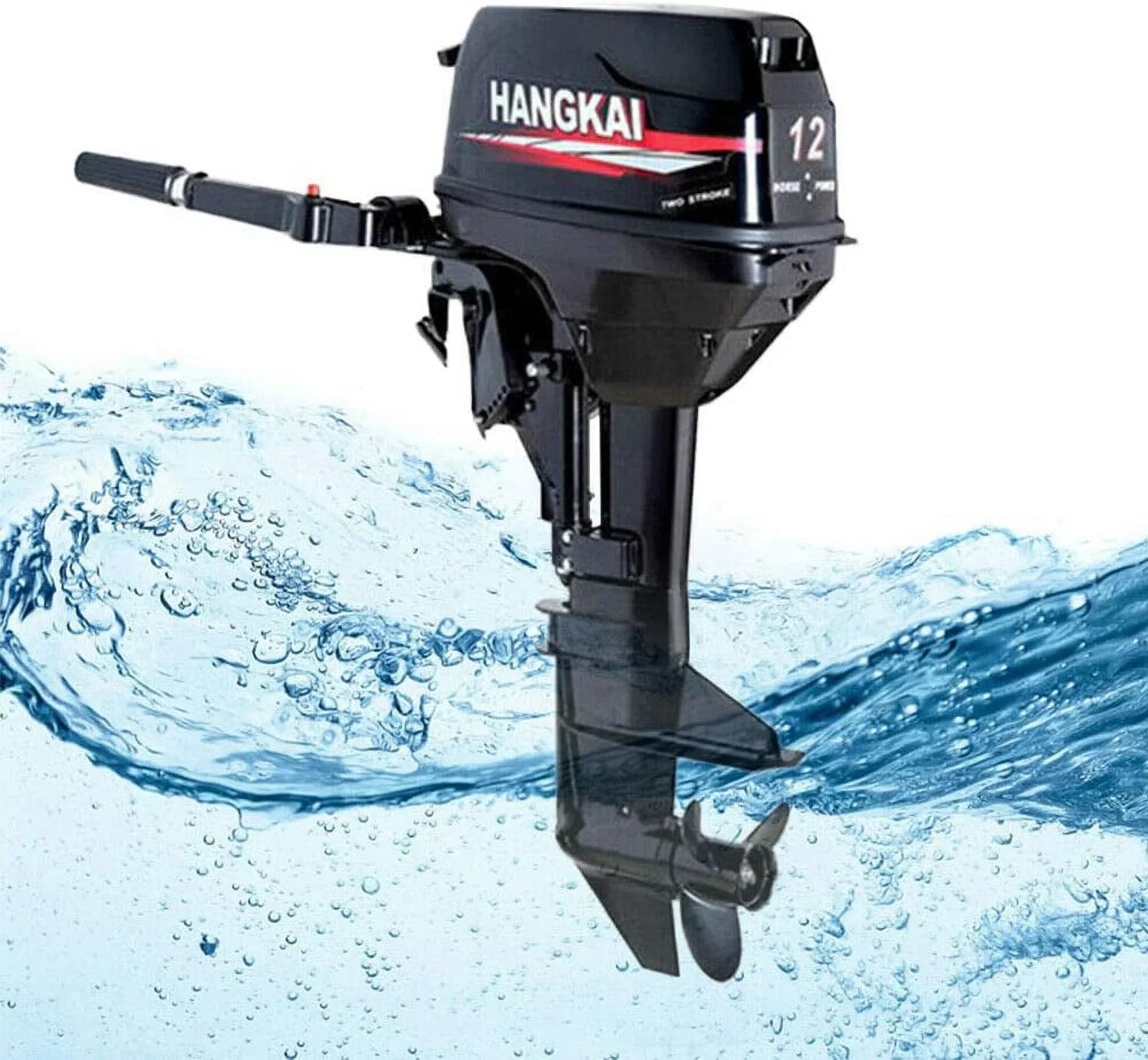 12 2 Cooling Outboard HP Boat Motor Fishing System w/Water Stroke Engine FETCOI