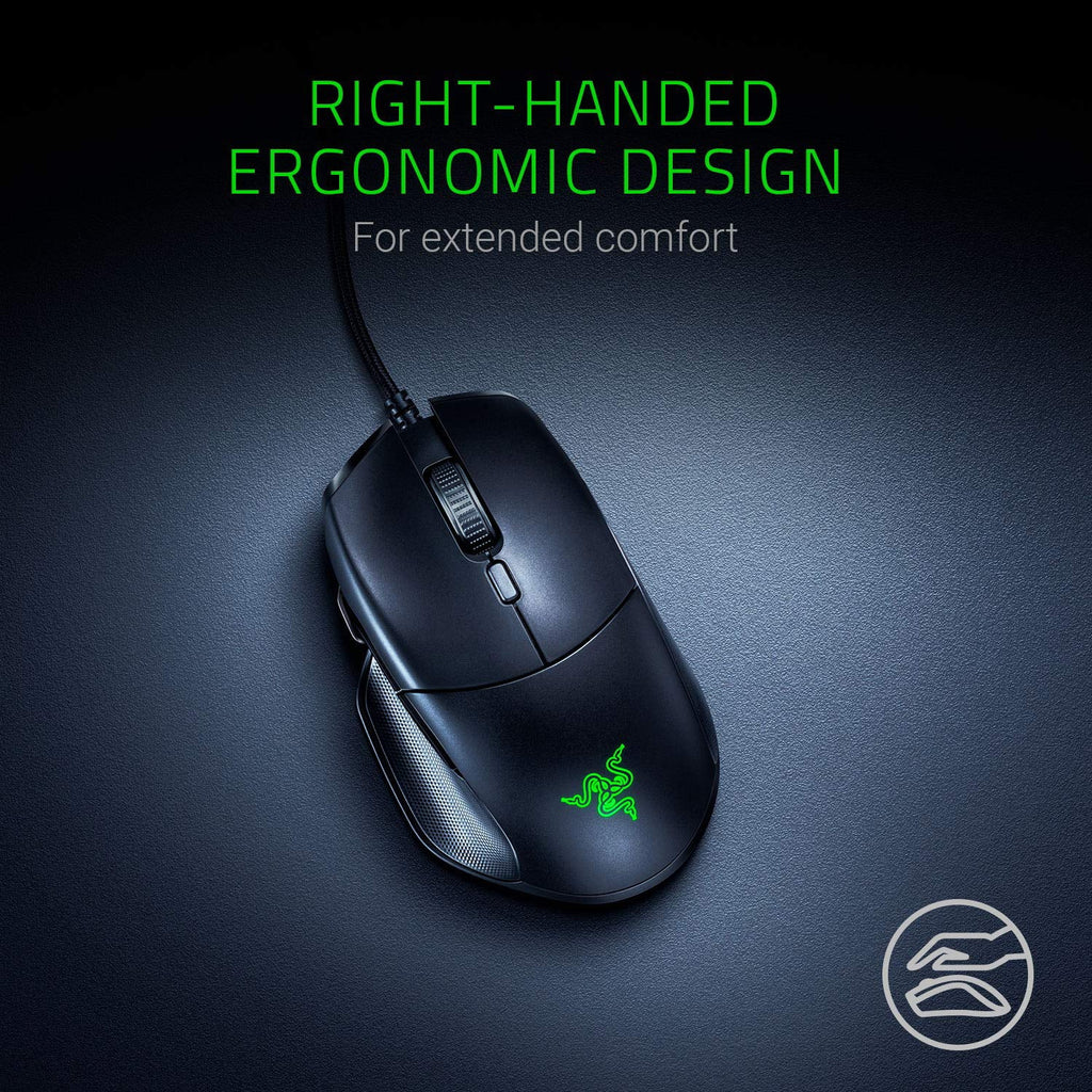 Lighting][7 DPI Buttons][Mechanical Switches] Basilisk Essential Optical Mouse - Razer Gaming Programmable RGB [6400 Sensor][Chroma