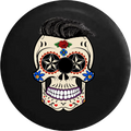 RV Wrangler Cover Backup 32 JL Camera Sugar for Skull Spare Tattoo Hair Inch Tire Jeep 2019 2018 with