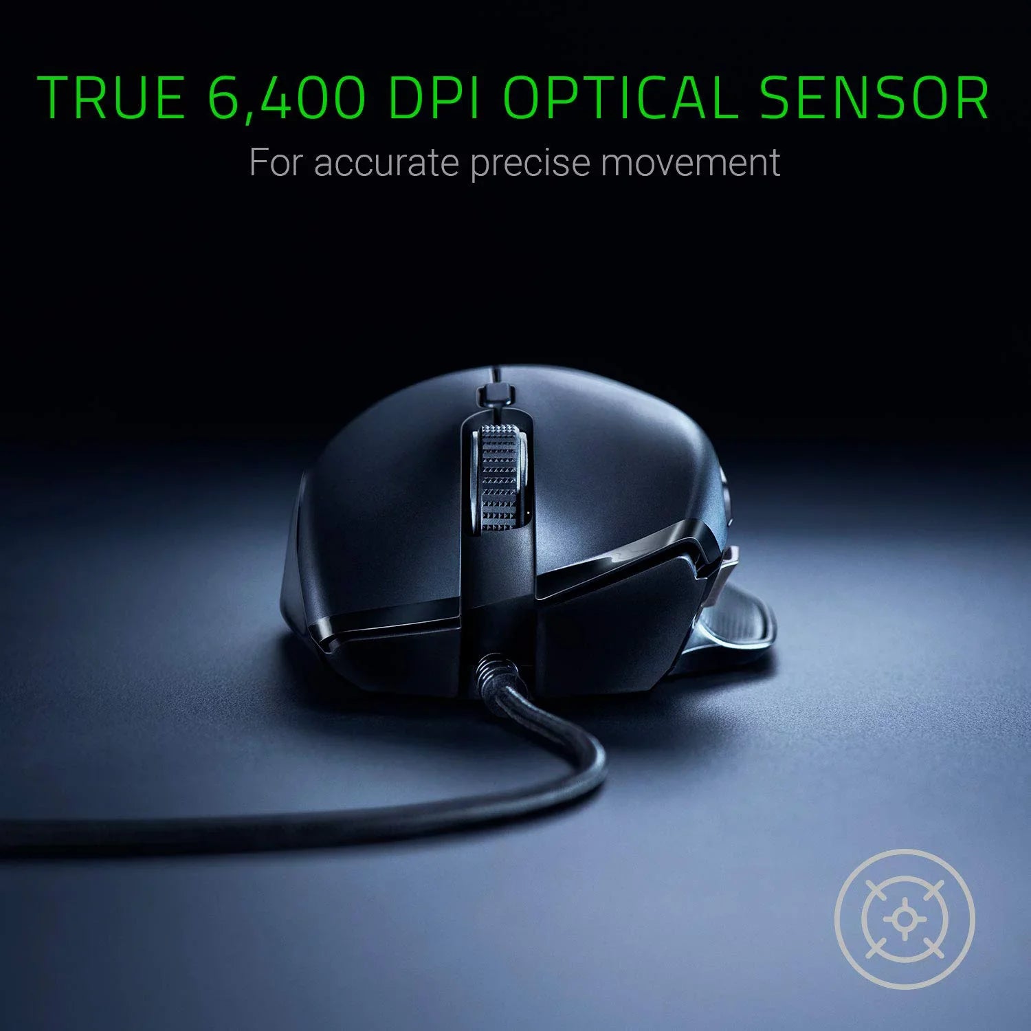Lighting][7 DPI Buttons][Mechanical Switches] Basilisk Essential Optical Mouse - Razer Gaming Programmable RGB [6400 Sensor][Chroma