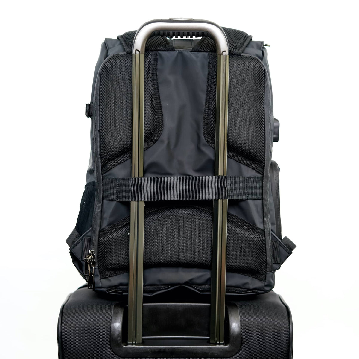 Digital (Tarpaulin, Adjustable Women- Anti-Theft Voyager 16 Nikon, Zipper DSLR Men More Sony for Pocket and Black) Works Canon, Case Dividers with Camera Backpack with Side Travel Sunny Access and