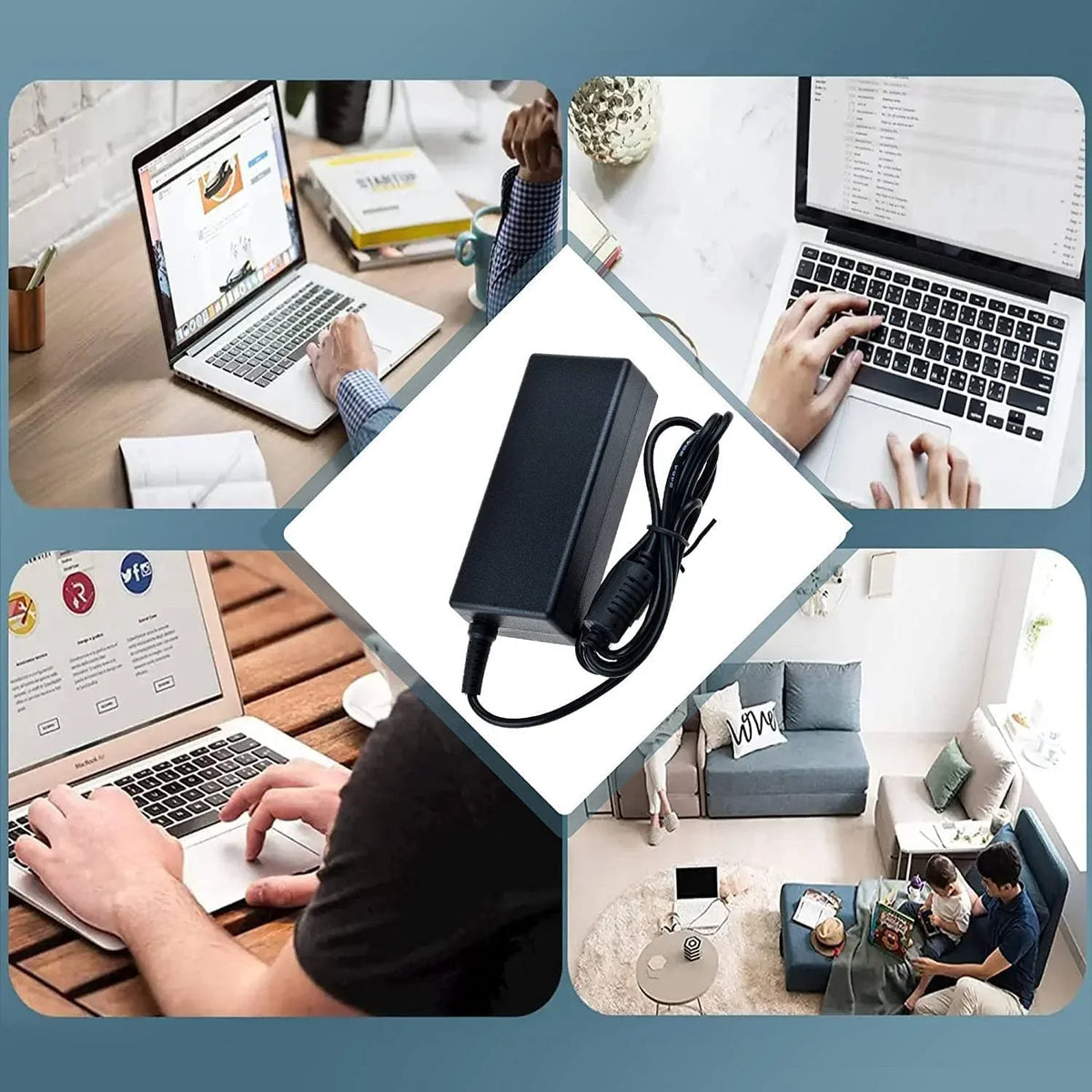 LED 3000 Cord DC / Cable Battery 14-3459 3459 PC Laptop with Dell 14" Guy-Tech Compatible AC PS Notebook 14 Power Supply Adapter Charger Vostro