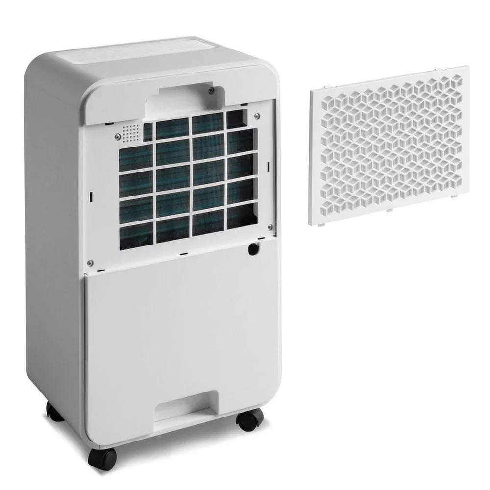 Basements Drain, Large Pint Dehumidifier for 30 Sq. with Churanty or Manual Auto Tank, Water 3,000 Dehumidifier Medium Rooms to and 2L Ft.