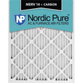 Plus Exact x in. MERV 22 6 Carbon Pack 14 1 Filters, Pure of 14 - AC x Furnace Nordic 14x22x1ExactCustomM14-C-6