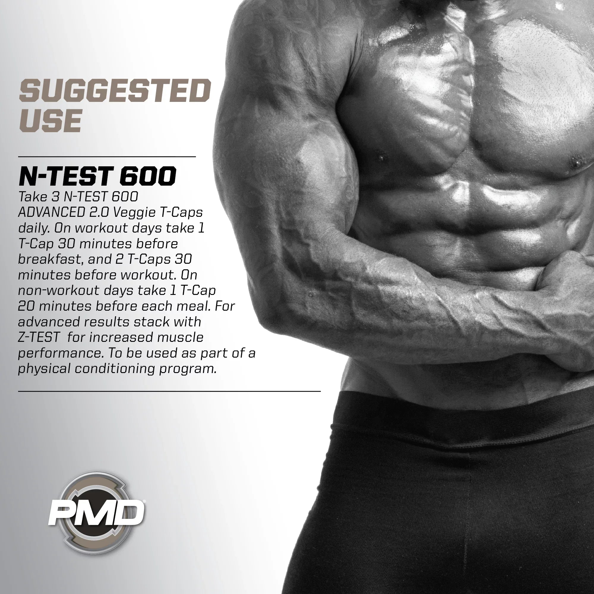 Training Powerful Boost And - Testosterone Testofen Strength Muscle Lean - Bodybuilding Booster - Test Advanced (90 - Sports and And Men 600 Strong Gains N-Test PMD for With Veggie-Caps)) Growth