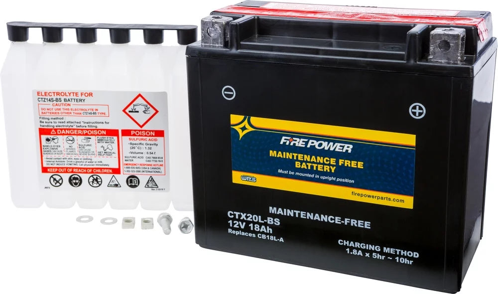 Free CTX20L-BS 310X With Kawasaki 2015-2016 Battery Fire SE Compatible Ultra Maintenance Power (JT1500-P)