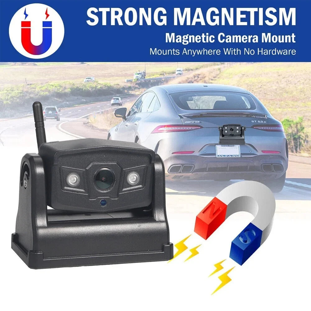 9600mAh Camera, WiFi Backup JLLOM Battery, Reliable View Magnetic Front/Rear Wireless,