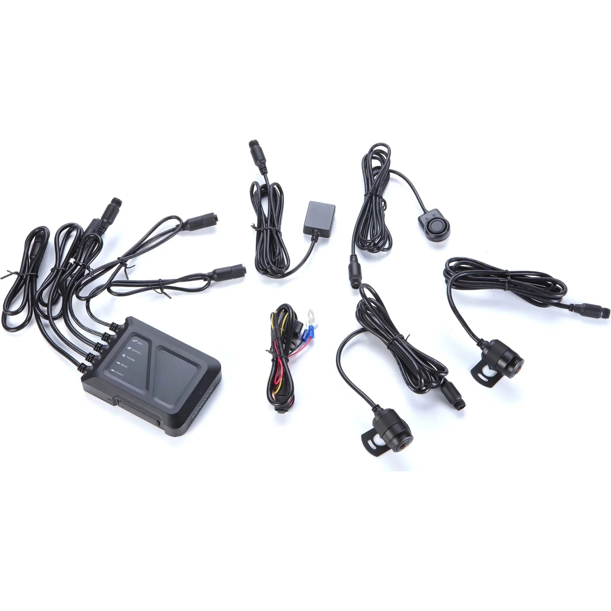 STZ-RFCC300 Rear-View Dash Motorsports Kenwood 9ft Cables with GPS Kenwood HD Extensional with 2 Cam (3m) Camera STZ-RF200WD and