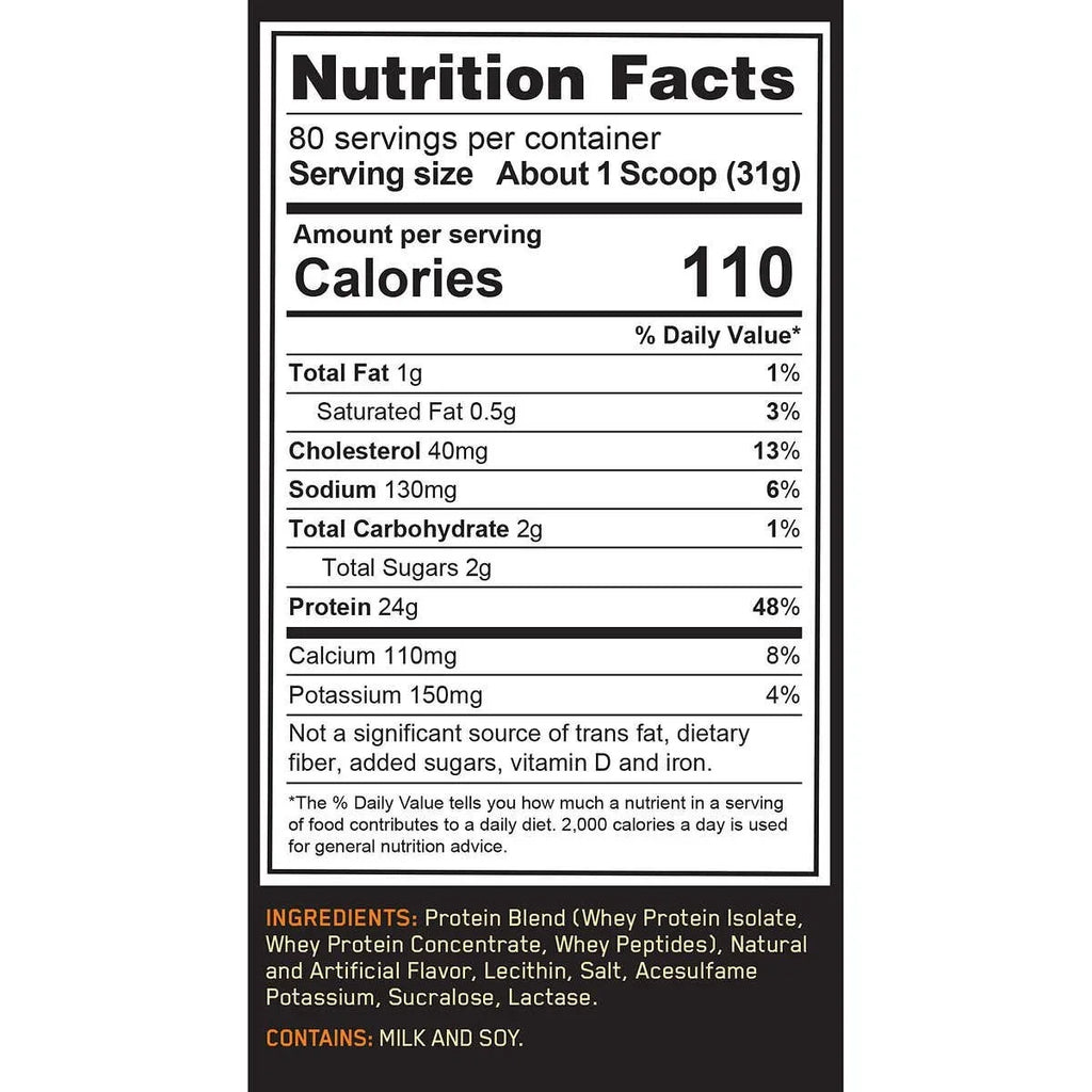 Nutrition Chocolate Standard, Servings 100 80 Optimum Gold Whey %