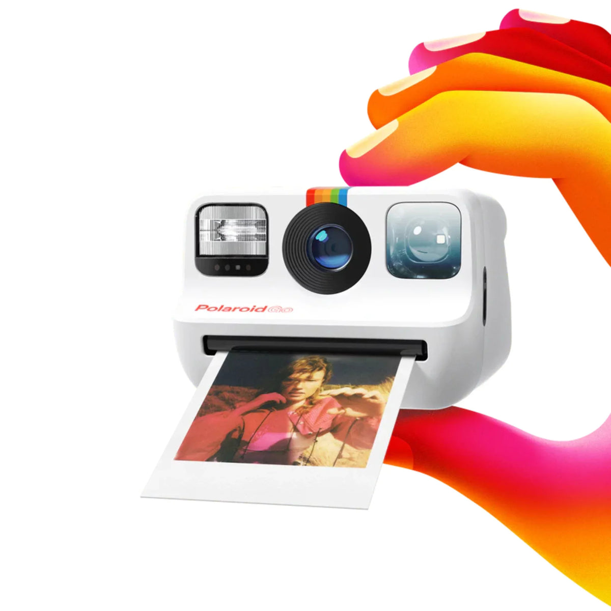 Lens Instant Camera 16 Film Camera Go Polaroid Mini with Instant Starter Go Polaroid Lumintrail Set, White Bundle, Cleaning textile… Instant a with Color