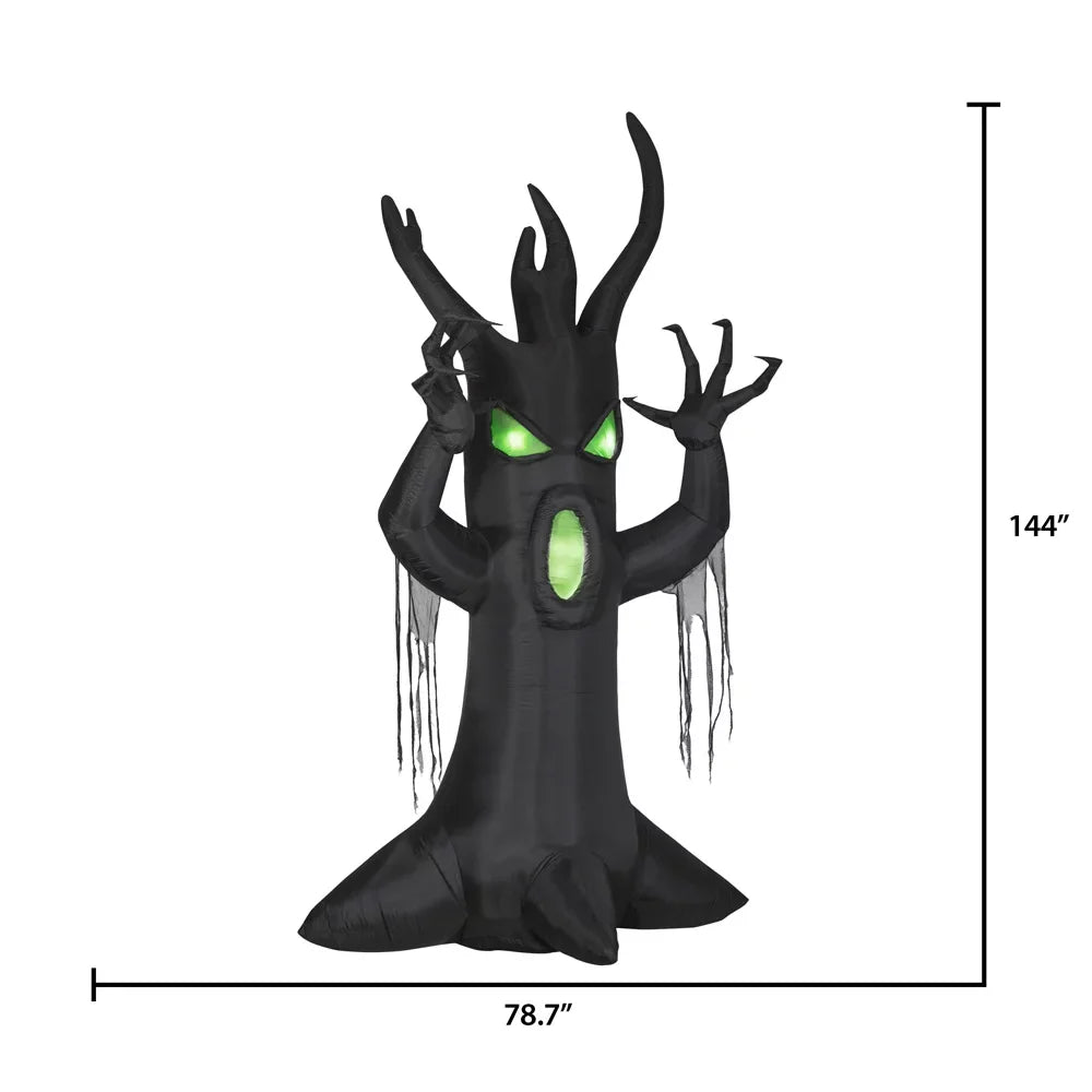 Halloween Inflatables Tall Tree Big 12FT Scary self-inflating Airblown