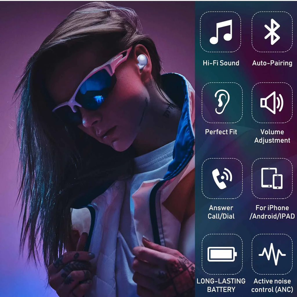Noise Street Pro With Lite Buds True Charging (2017) Cancelling Purple Bluetooth (Wireless P8 UrbanX Earbuds For Case Wireless Included) Active