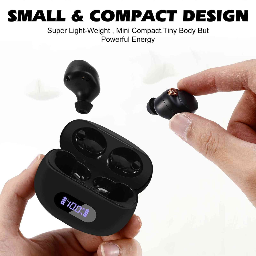 Plus Connection, Boost Case, UrbanX Bluetooth Charging Earbuds Connect, IPX5 + Wireless S88 Water Dual Resistance, with Bass Compatible Doogee Bluetooth 5.2 Black, True Balanced,
