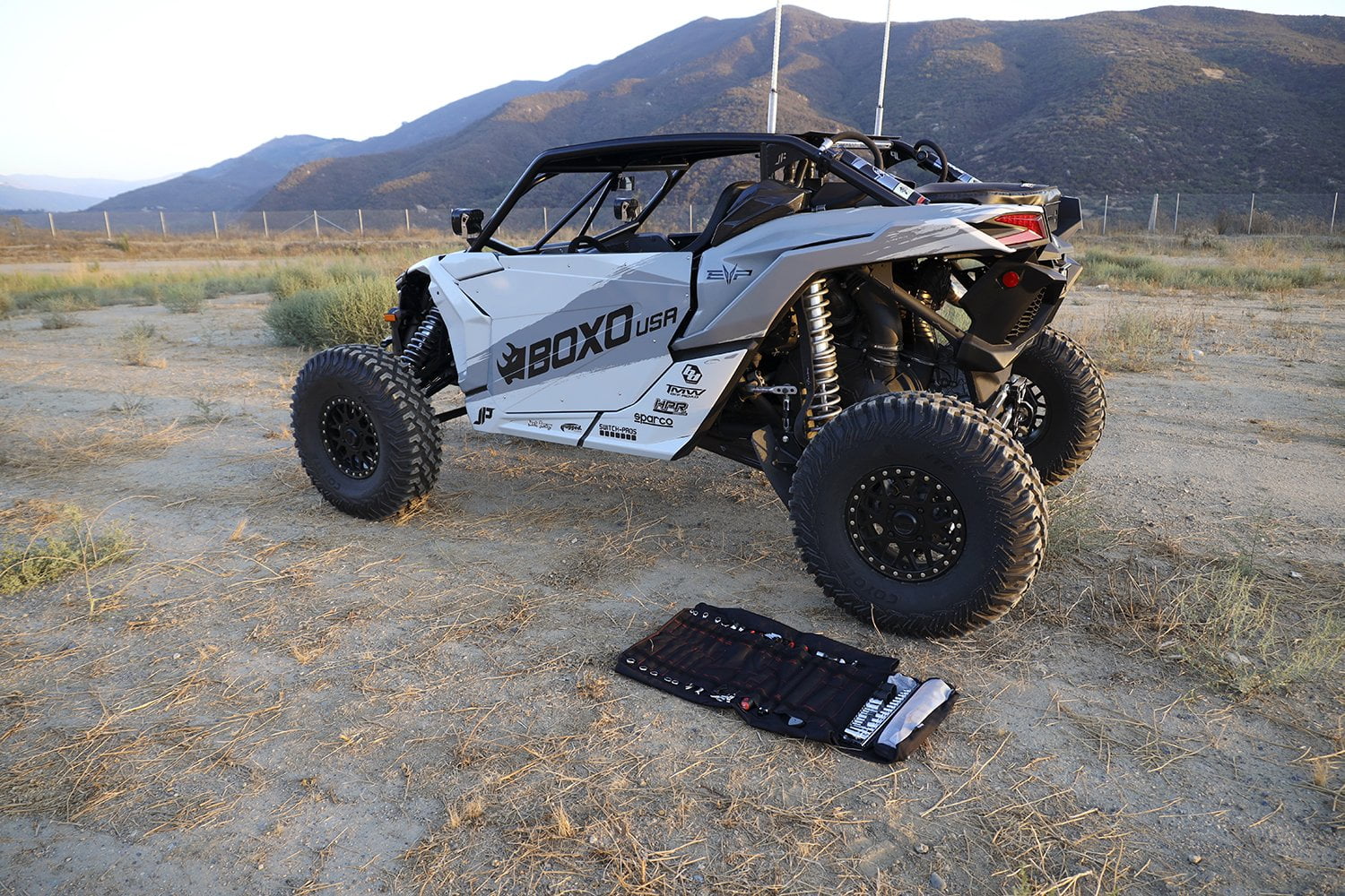 Heavy UTV Bag Side, Dry - Organizer BOXO for CanAm, Side Duty RZR, USA Roll Tool Truck by Roll Universal Tool + Bag Tool UTV,