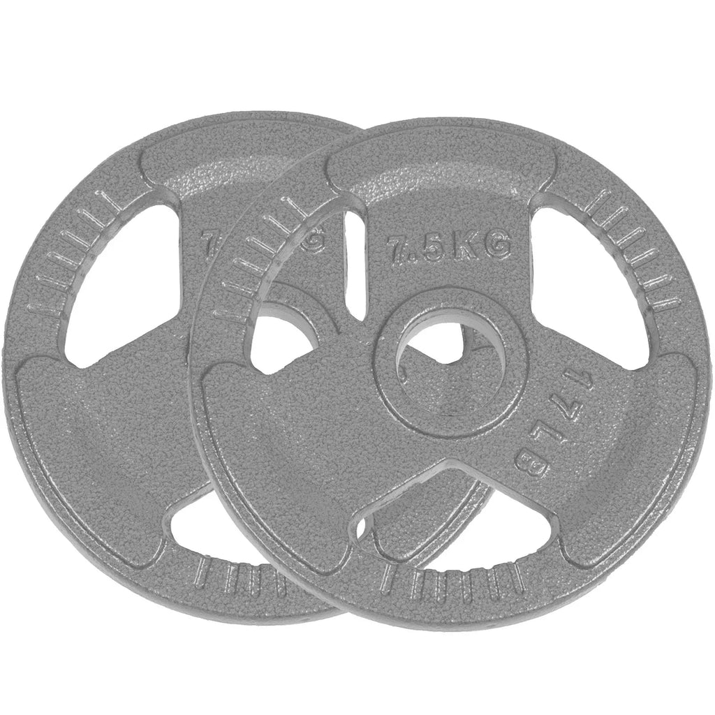 Cast Strength Standard 2 Weightlifting, Iron and Olympic 17LB Plates, Plate Weight for Olympic Pack Training or