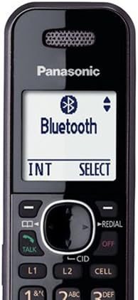 Panasonic Cordless Phone System, 2 Line with 2 Handsets - Answering Machine, Link2Cell, 3-Way Conference, Call Block, Long Range DECT 6.0, Bluetooth - KX-TG9542B (Black)