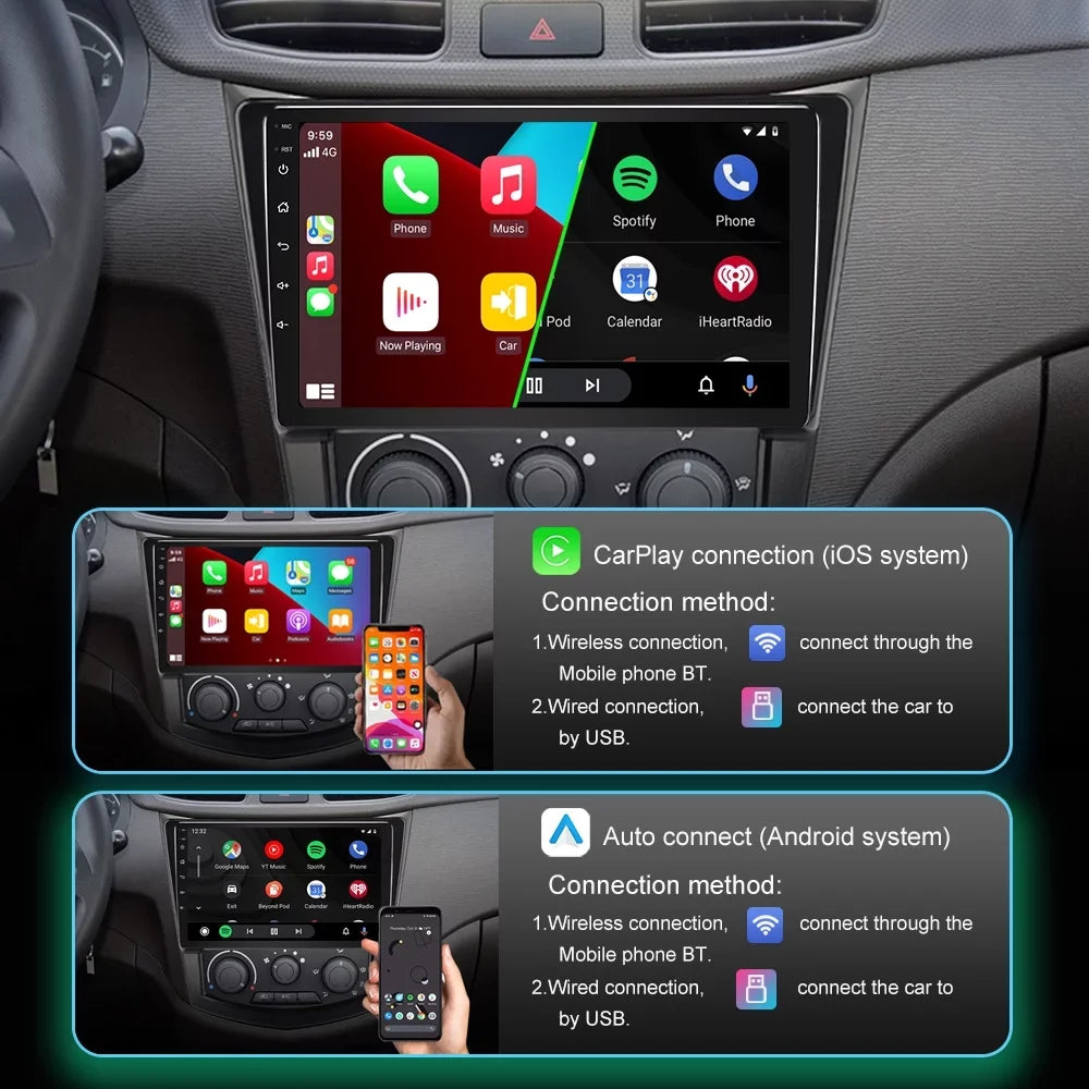 For 2+32G+CAM Car Player GPS 12 3 2010-2013 Stereo CarPlay Mazda Radio Android