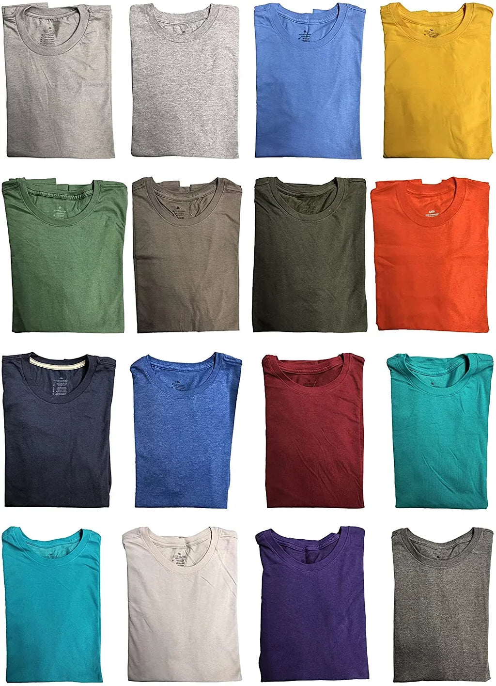 Small) Mens Shirts Cotton Tshirts Bulk Pack Tshirts, Wholesale Tee A, 60 Pack Sleeve Crew of Pack Mens (60 Assorted