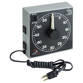 Dimco-Gray 300 Large Dial Darkroom Timer/Controller, 60 Minute; 115 VAC