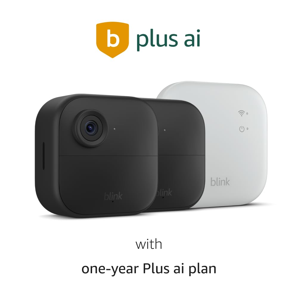 Blink Outdoor 4 XR â two-year battery wireless camera with 4x security coverage, 1000 ft open-air range or 400 ft with typical use â 4 camera system.