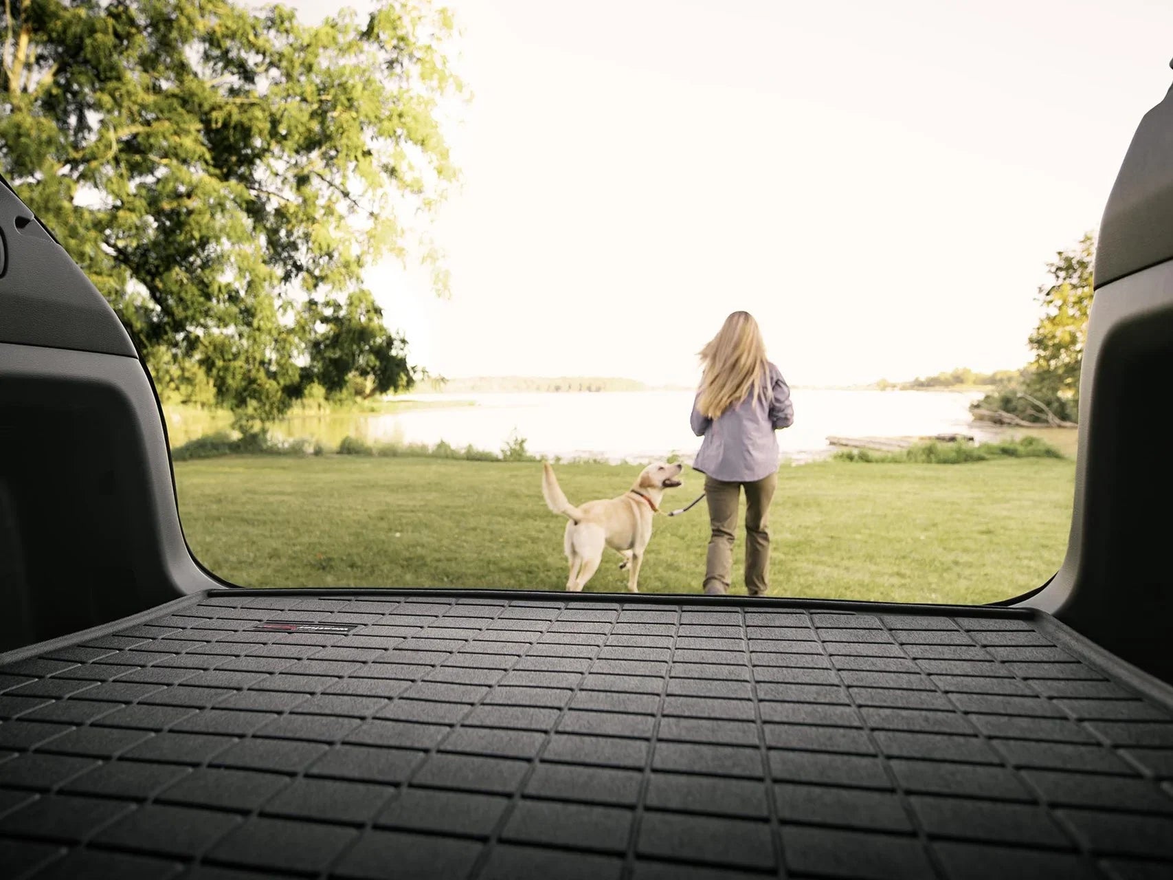 with MKC Row Cargo Liner compatible Behind Escape, Trunk WeatherTech Seating, 2nd - Grey