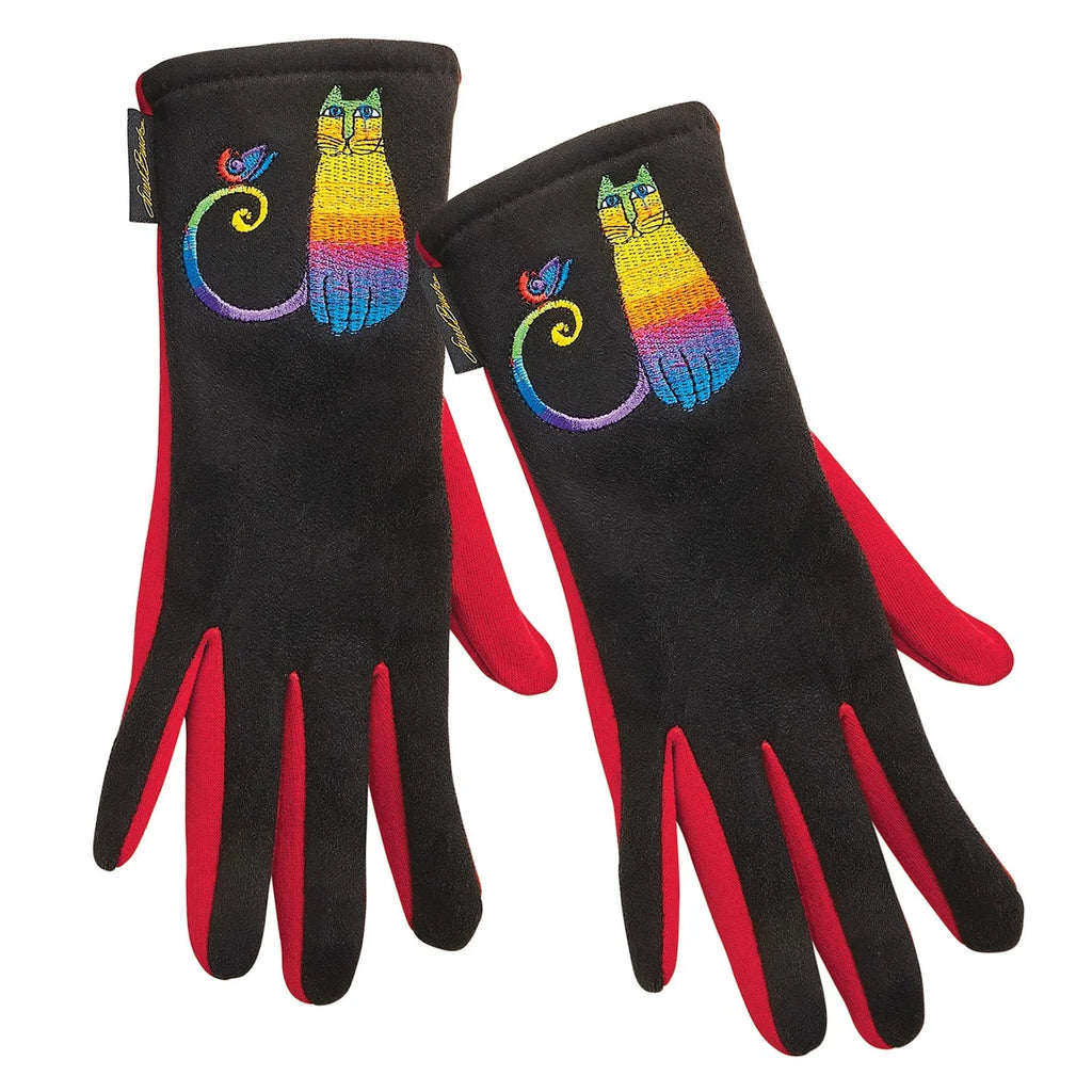 Rainbow Cat Gloves Howard's Jewelry Burch Laurel Red - Womens