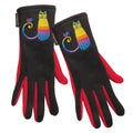 Rainbow Cat Gloves Howard's Jewelry Burch Laurel Red - Womens