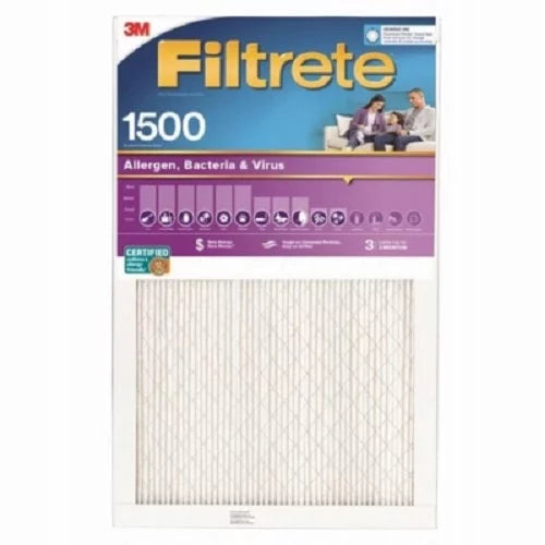 3M oxygen 25" Purple Month - x 1" Quantity 4 x Filter 1500 of MPR Filtrete 16" 3 2001-4