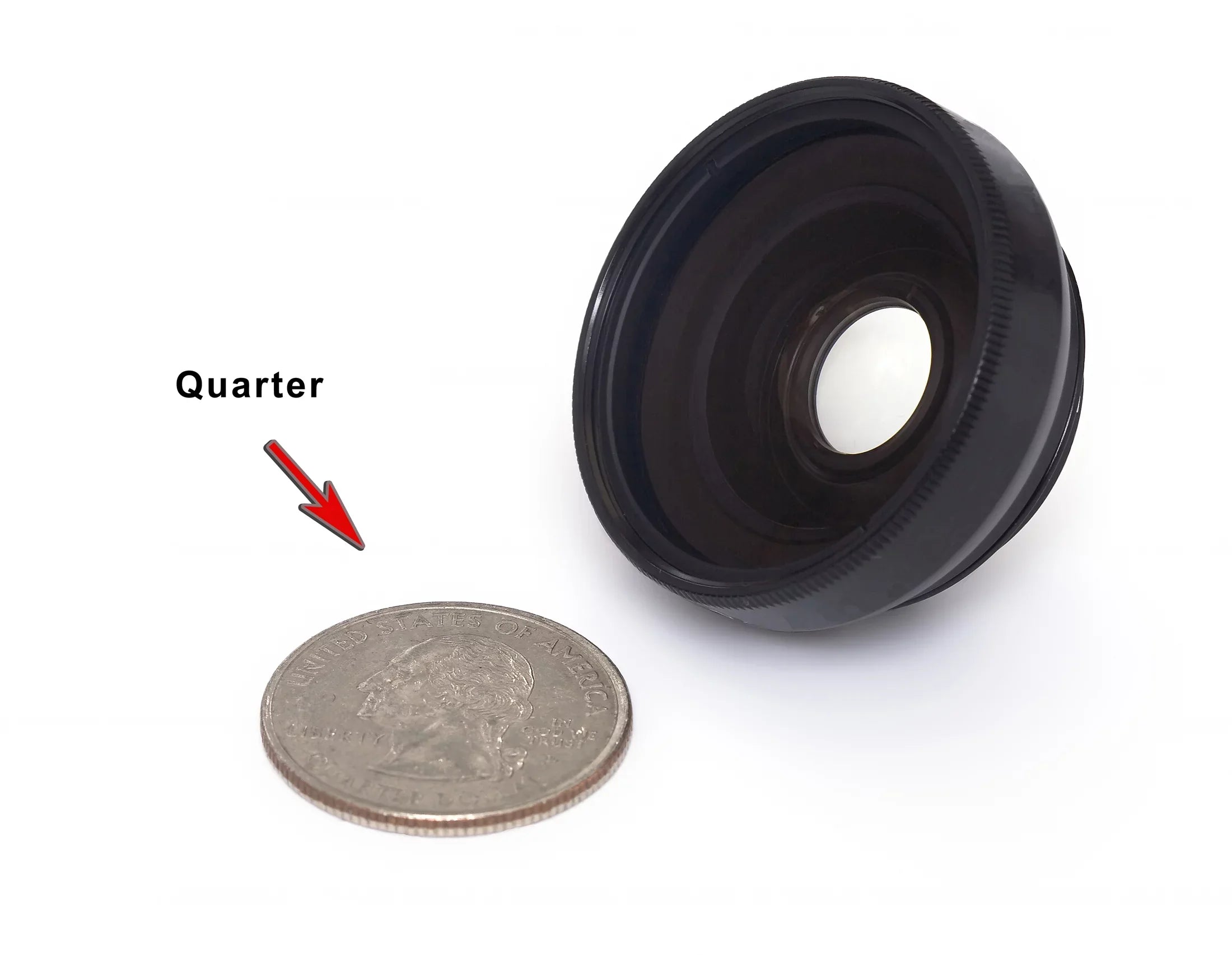 Wide W/ (HD) (Modification Finish Type. Samsung HMX-U10 Style) Macro Angle Chrome Lens Magnetic 0.45x
