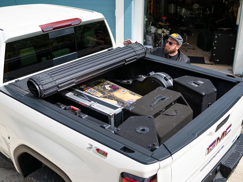6' (76.3") 2500/3500 - 1500, 80213 Dodge 2018, | Classic 2019 X4s Compatible Hard | 2021 2010-21 - Truck Bed by Rolling BAK Revolver Ram Cover RealTruck with 4" Bed Tonneau 2009