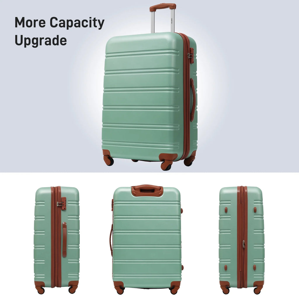 Hardside Spinner 20" 3 Set Lock 28" Available Suitcase Luggage 24" Crtynell Piece with TSA