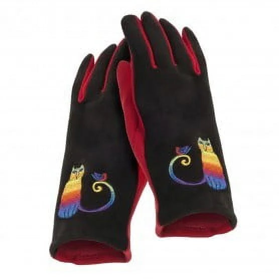 Rainbow Cat Gloves Howard's Jewelry Burch Laurel Red - Womens