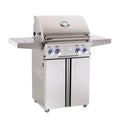 Side L-Series Grill Kit American Outdoor 24PCL Inch On 24 Gas Burner Propane Cart And With Rotisserie Grill