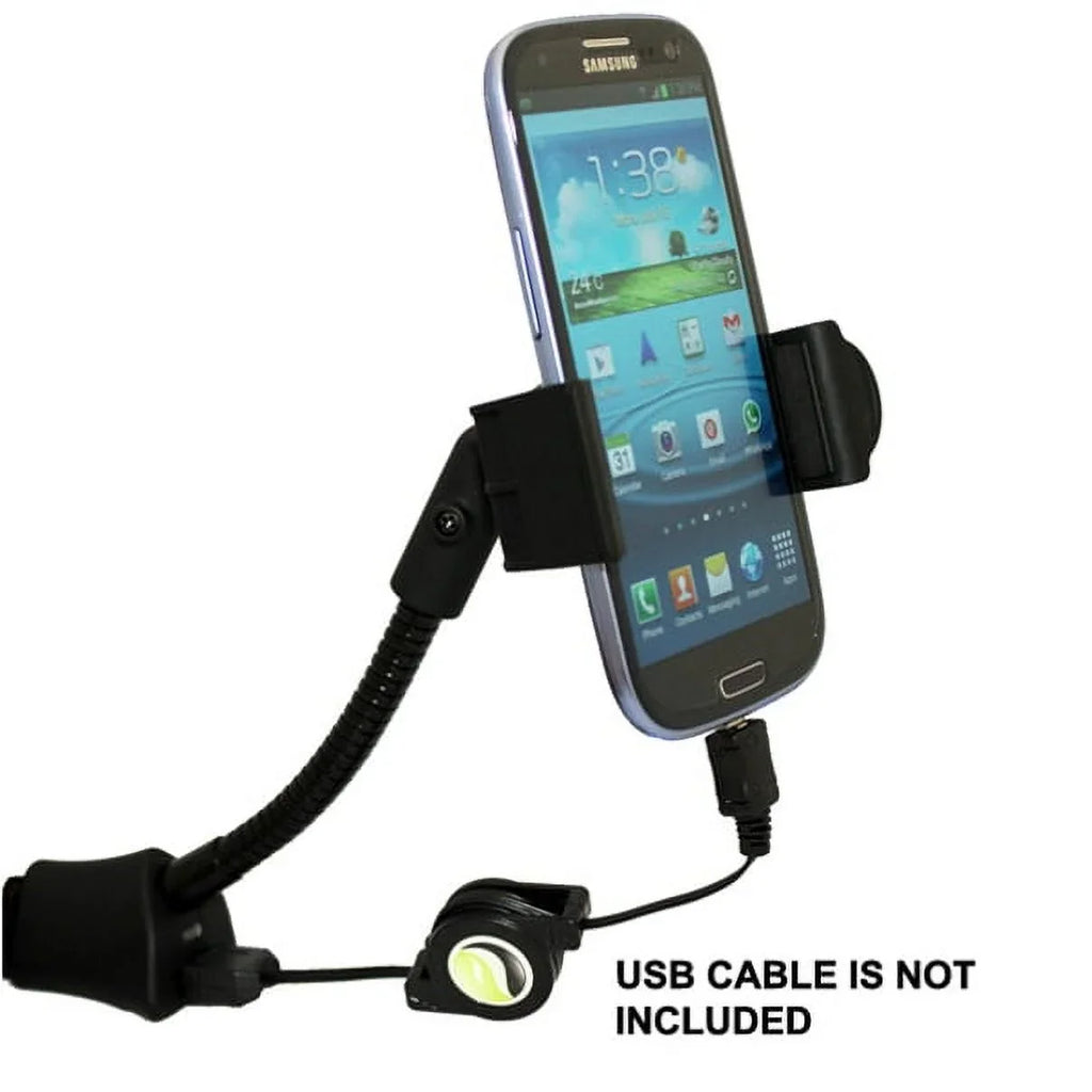 Z with 4 5 Turbo Swivel Stylo Port J5 Gooseneck Dock USB Charger Car J3 Moto 3, Motorola Droid 3D Samsung 2, Note - for Droid Cradle 3 LG Mount Droid Holder - Socket Galaxy V20 V10 Black J7, Force